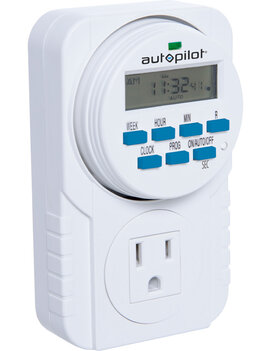 Autopilot Autopilot 7-Day Grounded Digital Programmable Timer Single Outlet