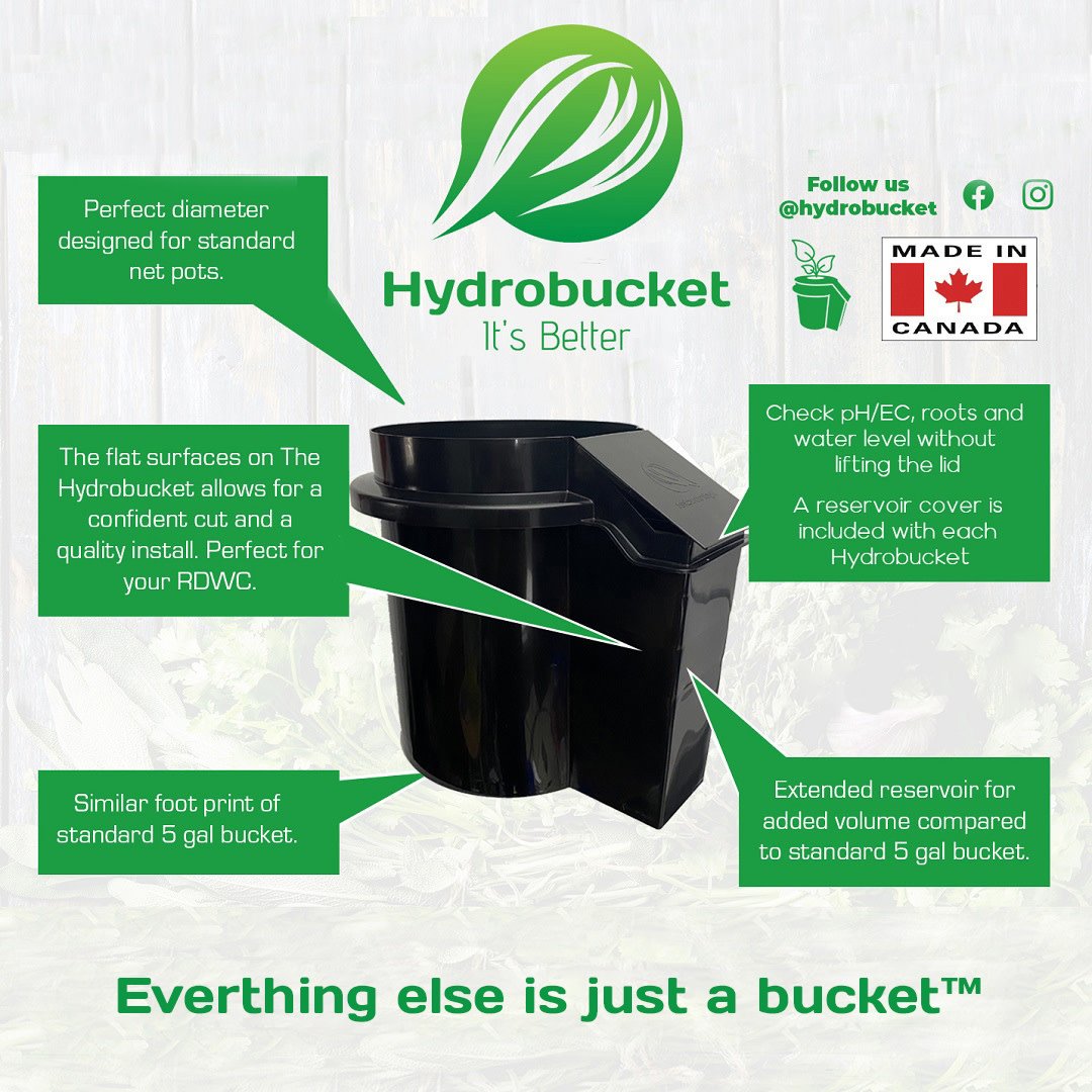 Hydro Bucket Hydrobucket with lid