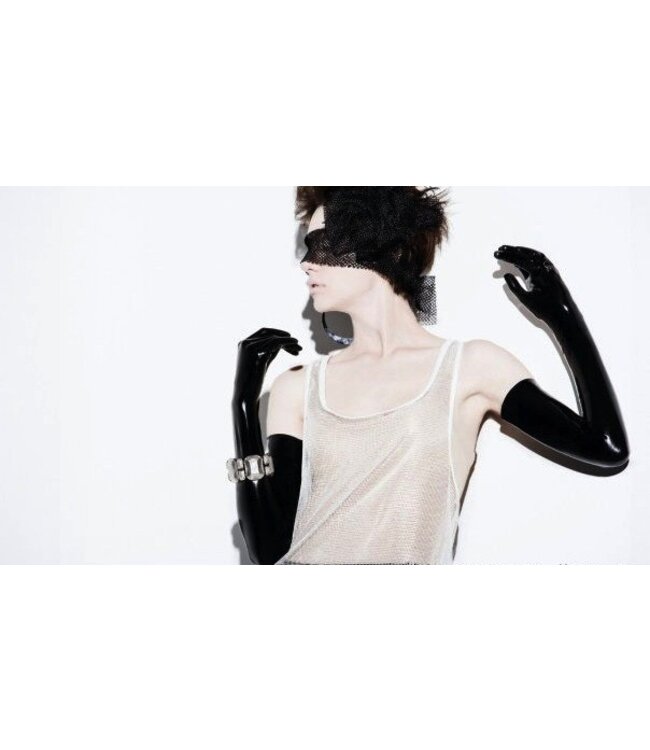 Latex Opera Gloves