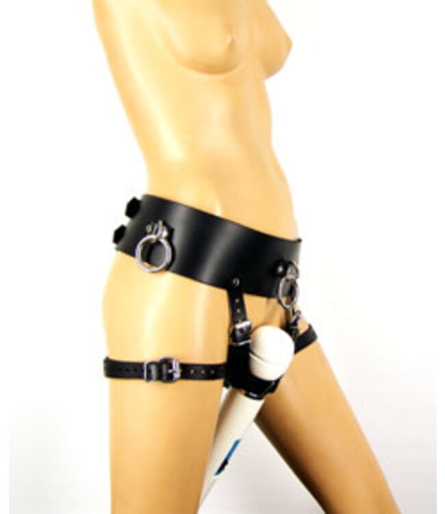 Leather Forced Orgasm Belt