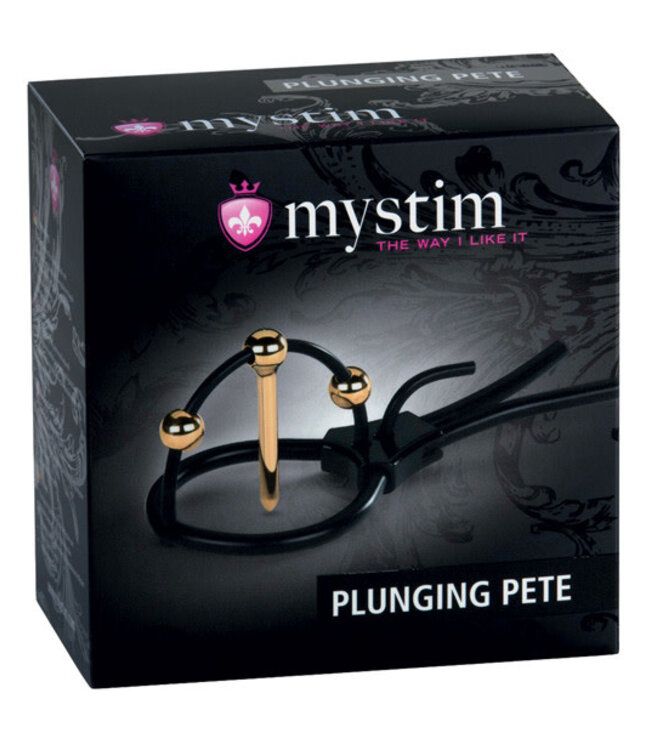 Mystim E-Stim Plunging Pete with Urethral Sound