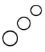 Spartacus Spartacus Rubber Cock Ring (Set of 3)