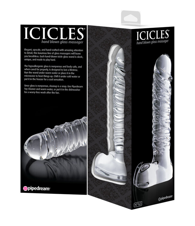 Icicles No. 63 Glass Dildo