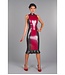 Knee-Length Latex Dress