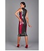 Knee-Length Latex Dress