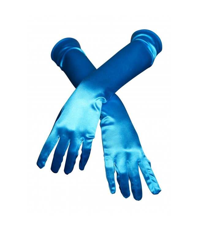 Satin gloves - Elbow length