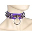 Two Row Studded Shiny Collar