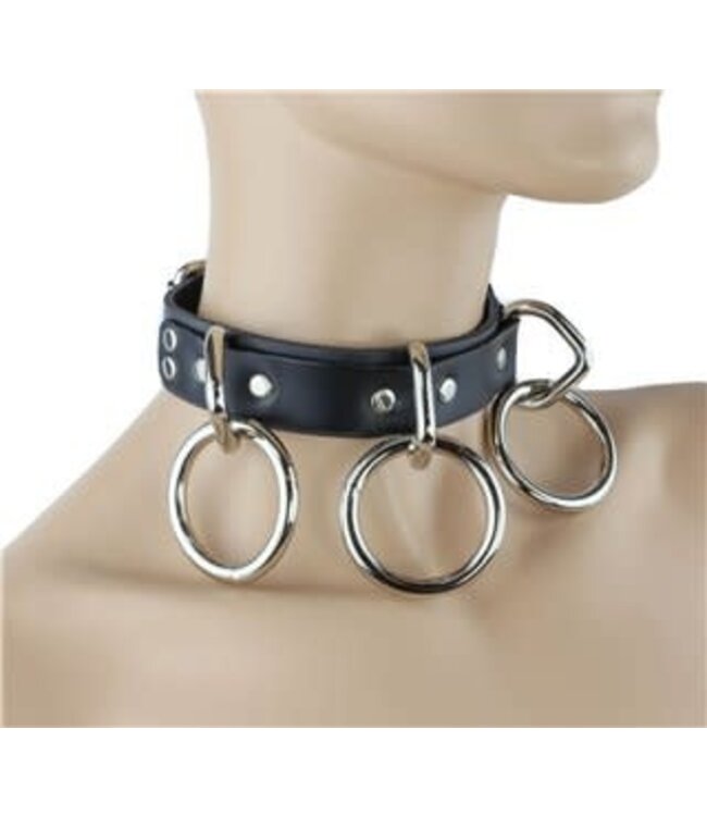 Collar w/3 loop and rings