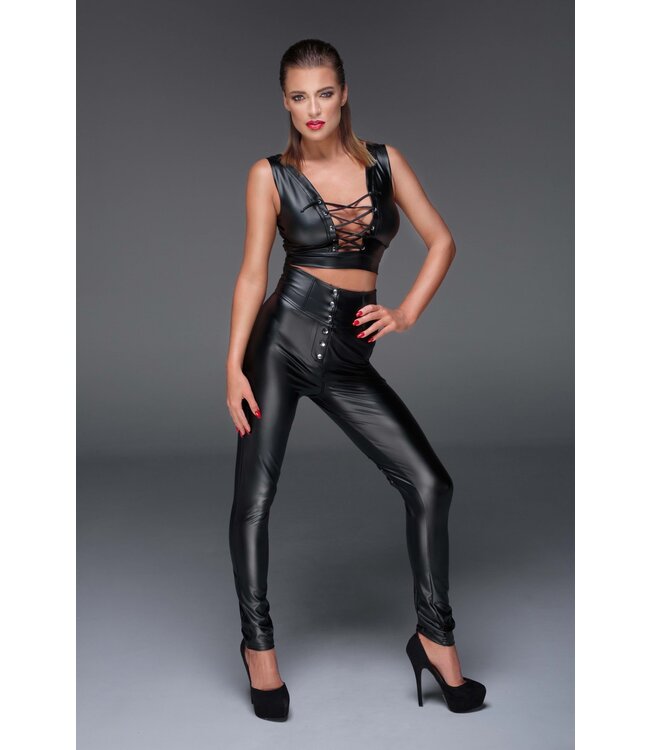 Top with lacing and adjustable straps