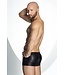 Extravagant shorts with red zipper