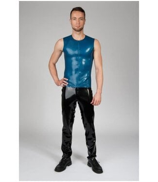 Peter Domenie Black Latex Pants Slim Fit
