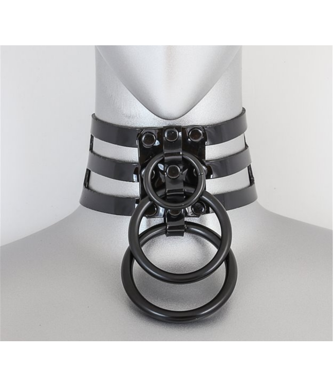Triple Ring  Fashion Choker