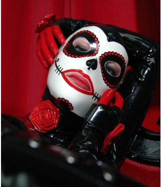 MKL Latex Couture Muerta Latex hood