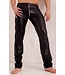 Noir Handmade PVC Black Pants with Shiny Accents
