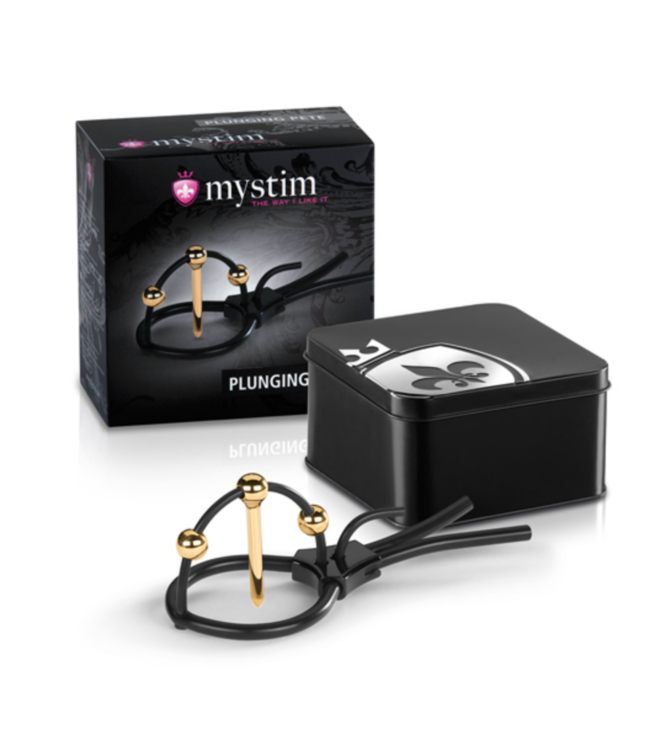 Mystim E-Stim Plunging Pete with Urethral Sound