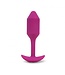 b-Vibe Vibrating Weighted Snug Plug