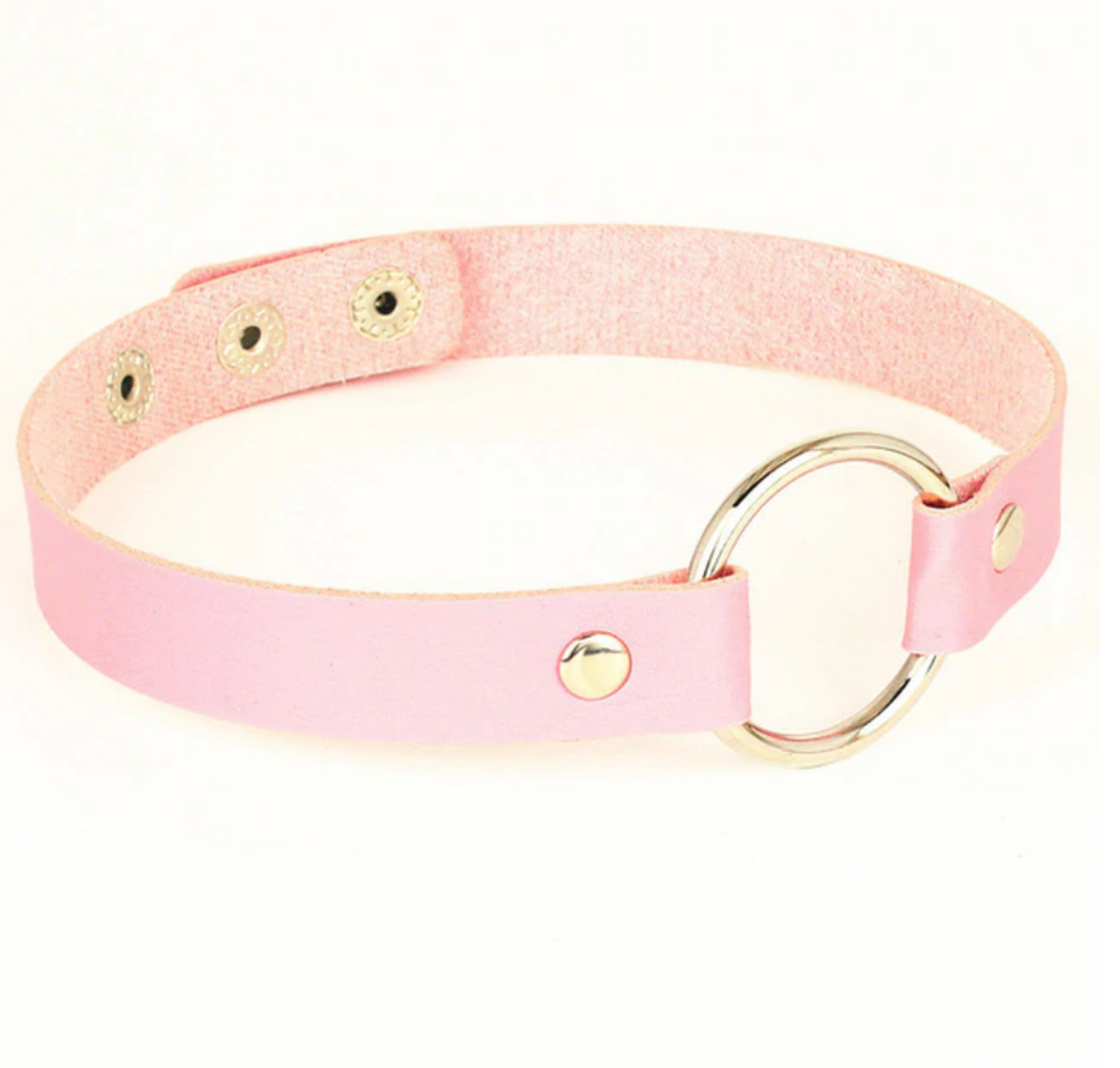 Pink o store ring choker