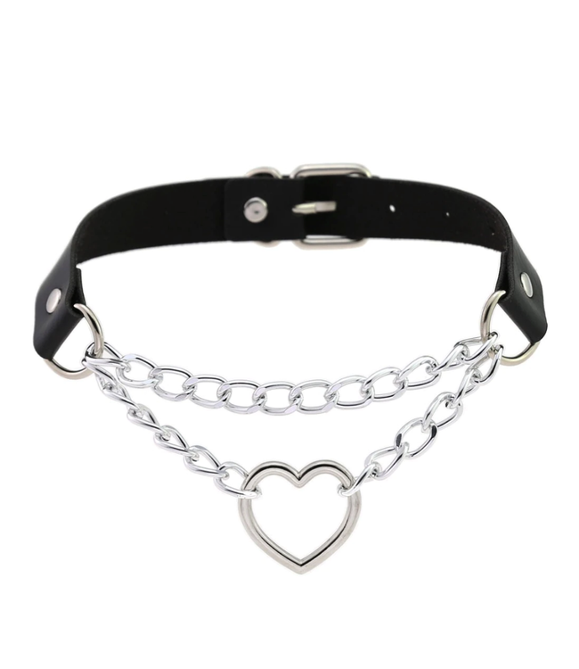 Heart You Choker | Vegan Leather