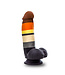 Blushnovelties Avant | Pride Bear P9: Artisan 8 Inch Dildo with Suction Cup