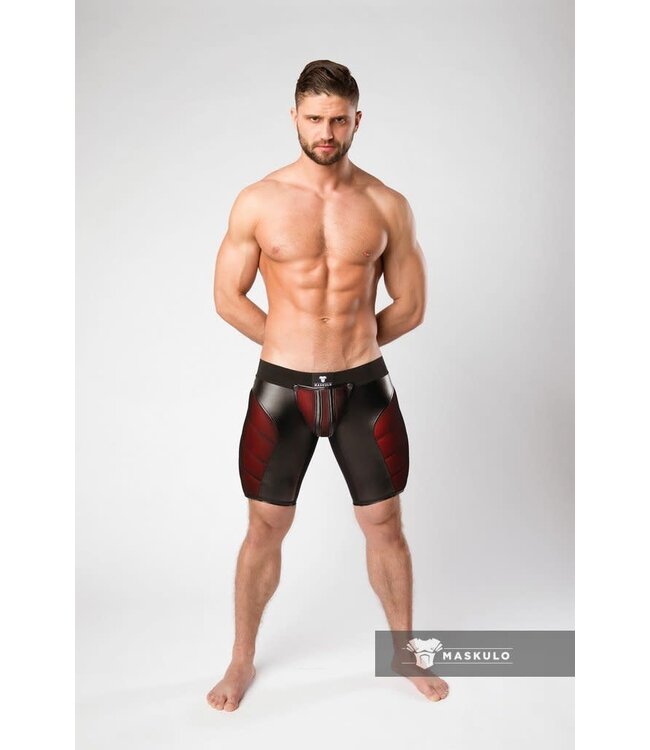 Armored Shorts with Zipper
