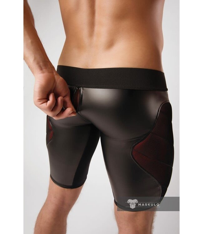 Armored Shorts with Zipper