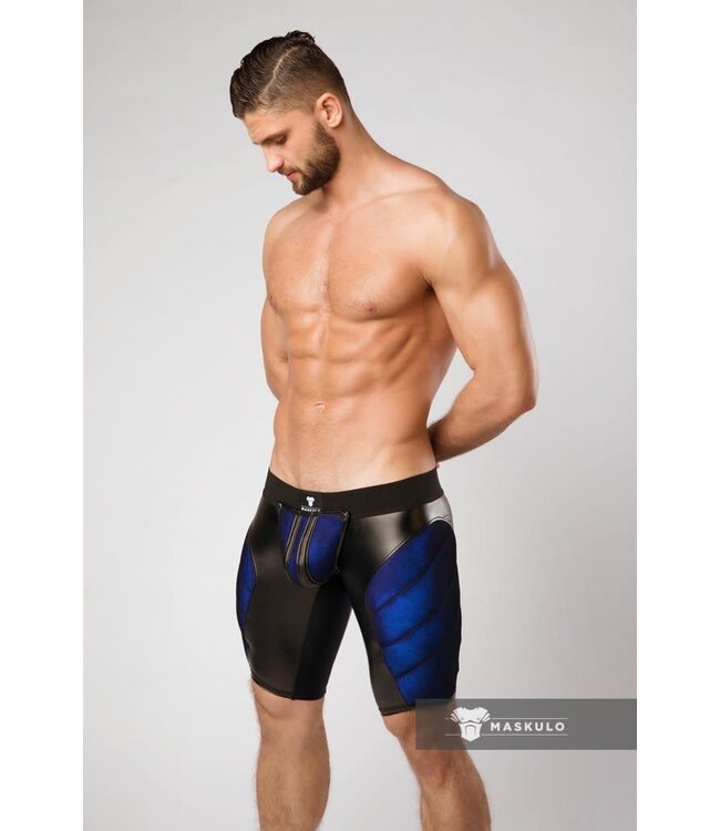 Armored Shorts with Zipper