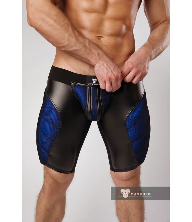 Armored Shorts with Zipper