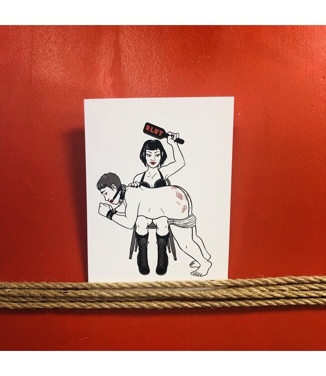 Kinky Greeting Cards - SLUT