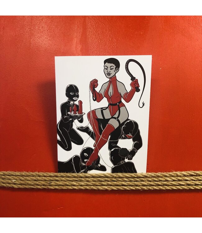 Kinky Greeting Cards - Worship