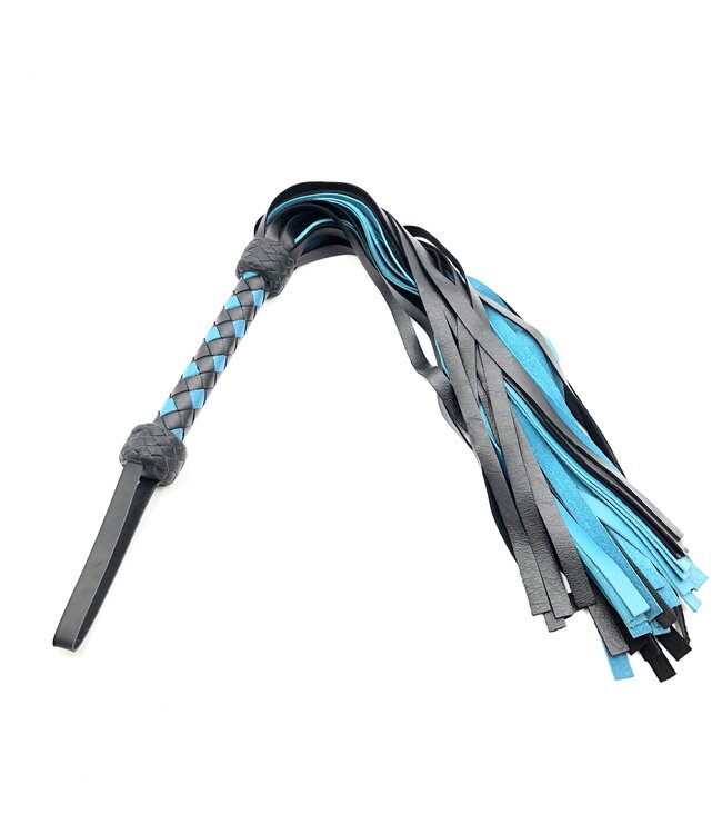 Cowhide Flogger Long