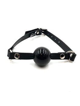 Hard Silicone Ball Gag – Leather Delights