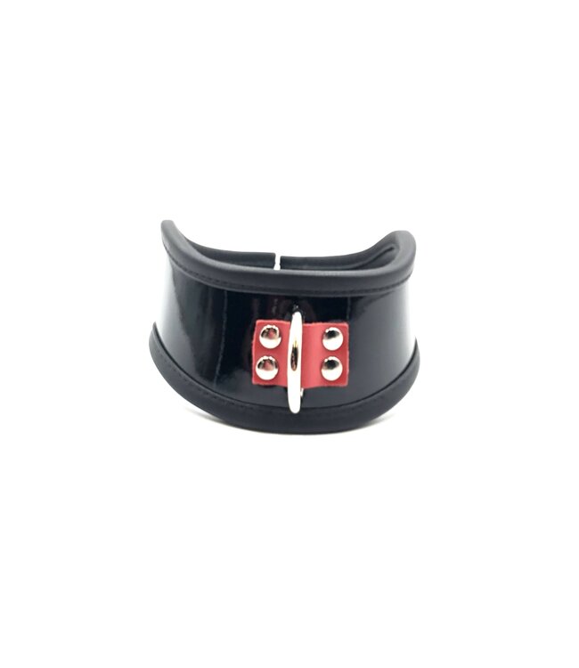 Firecracker Patent Leather Posture Collar