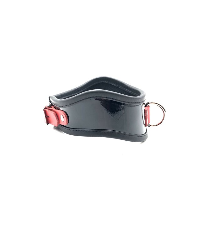 Firecracker Patent Leather Posture Collar