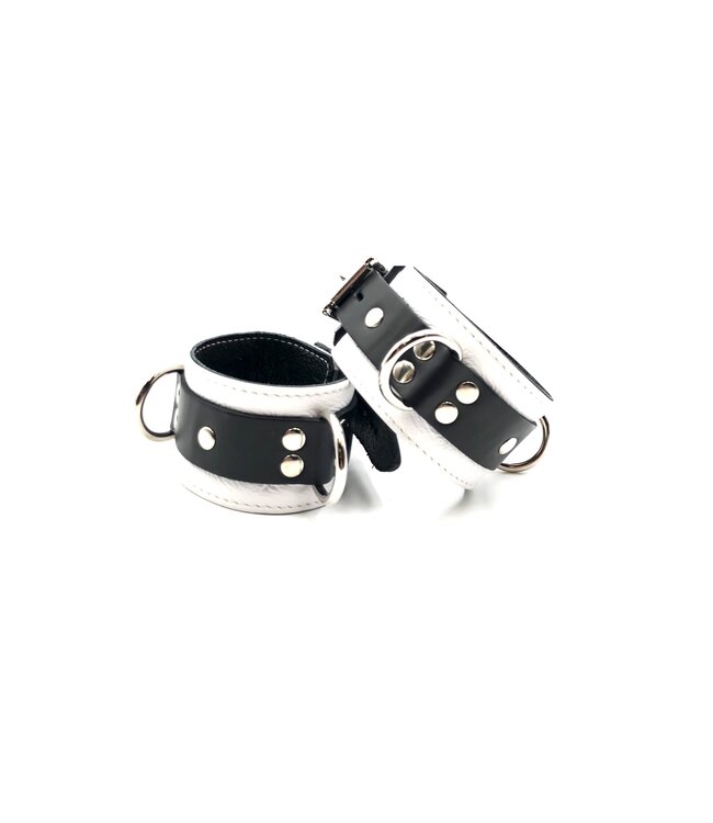 Jaguar White Ankle Cuffs
