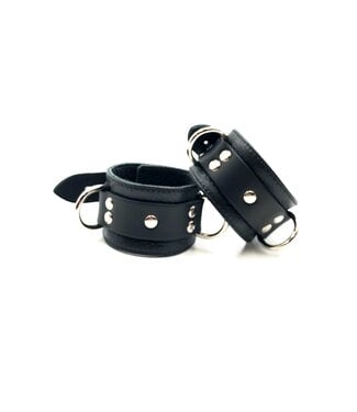 Aslan Leather Jaguar Black Ankles Cuffs Aslan Leather Jaguar Black Ankles Cuffs