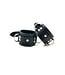 Aslan Leather Jaguar Black Ankles Cuffs