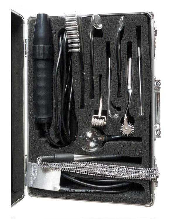 Agent Noir Neon Wand Electrosex Kit