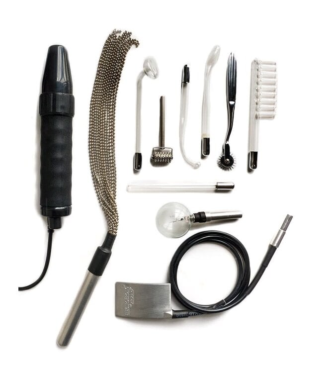Agent Noir Neon Wand Electrosex Kit