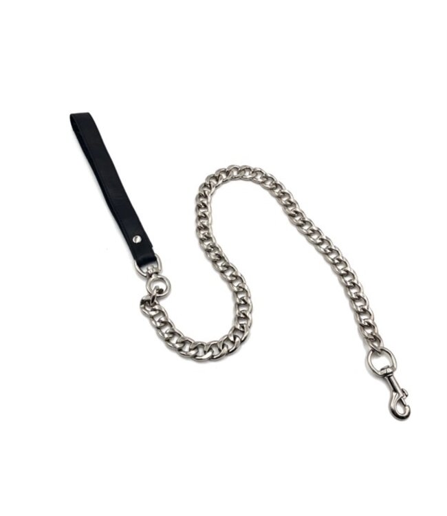 Spanked the Wolf | Leather Chain Leash