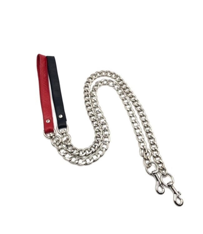 Spanked the Wolf | Leather Chain Leash