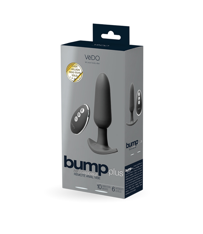 VeDO Bump Plus Anal Plug Silicone Remote Control
