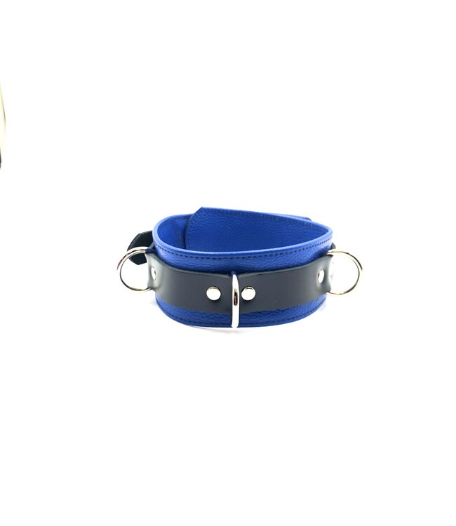 Deluxe 3 D-ring  Bondage Collar