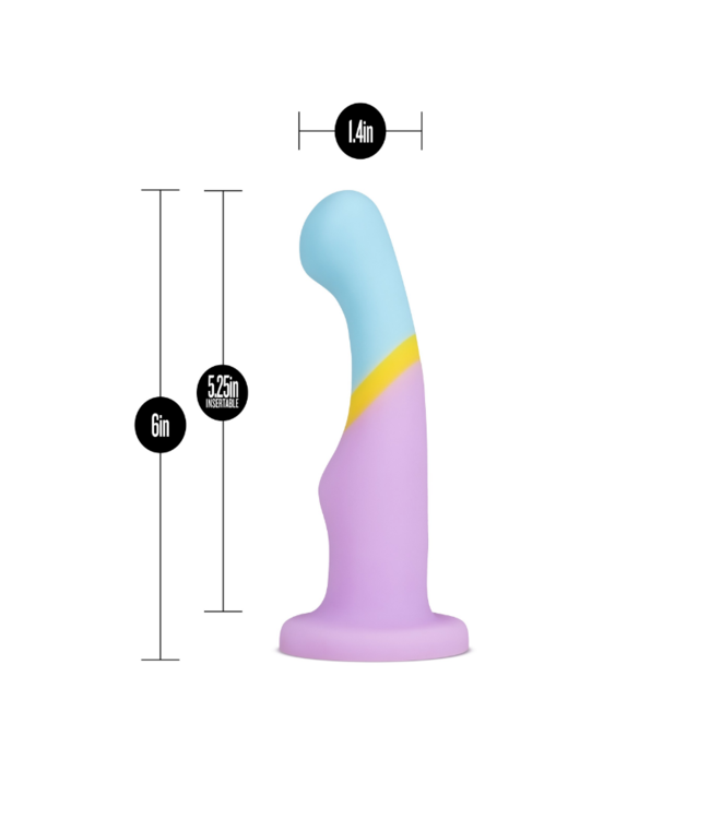 Avant D14  Heart Of Gold Suction Cup Dildo