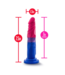 Blush Avant | Pride P8 Love | Suction Cup Base Silicone Dildo