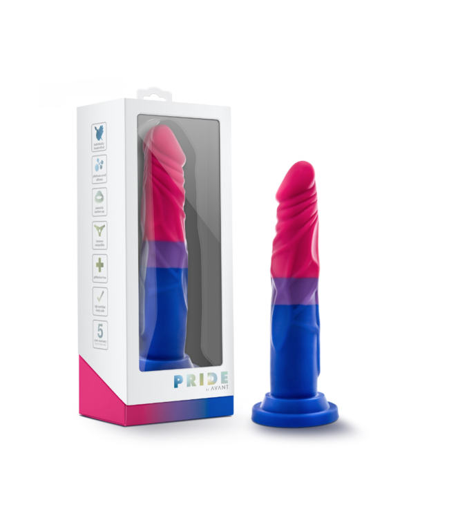 Blush Avant | Pride P8 Love | Suction Cup Base Silicone Dildo