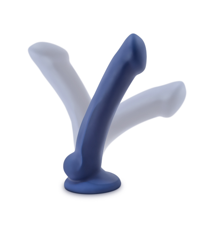 Avant Ergo Mini Violet D9: D10 Artisan 7 Inch Thin Dildo with Suction Cup Base