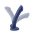 Avant Ergo Mini Violet D9: D10 Artisan 7 Inch Thin Dildo with Suction Cup Base