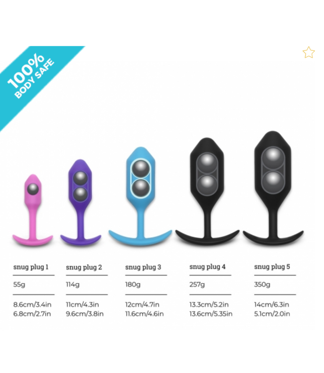 b-Vibe Anal Snug Plug 4