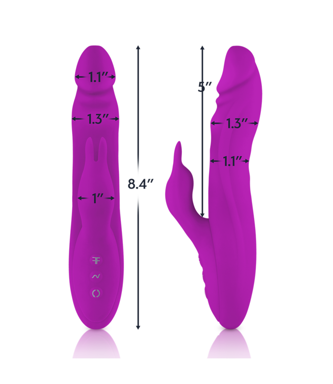 FemmeFunn Booster Rabbit Rotating Toy