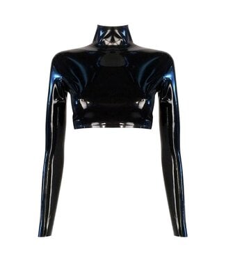 VexClothing Latex Simple Crop Top